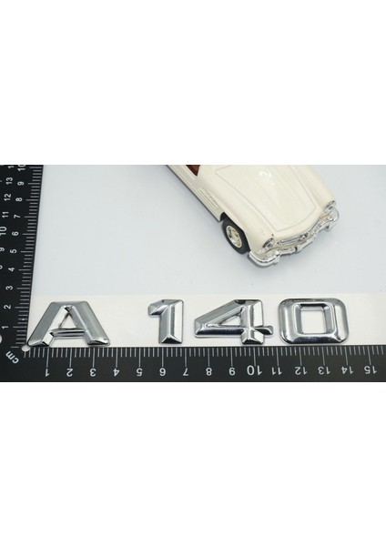 A 140 Bagaj Krom Metal 3m 3D Yazı Logo