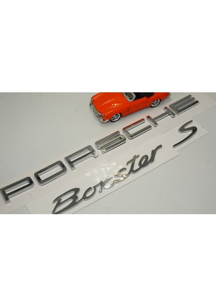Porsche Boxster S Bagaj 3m 3D Abs Yazı Logo Amblem Seti