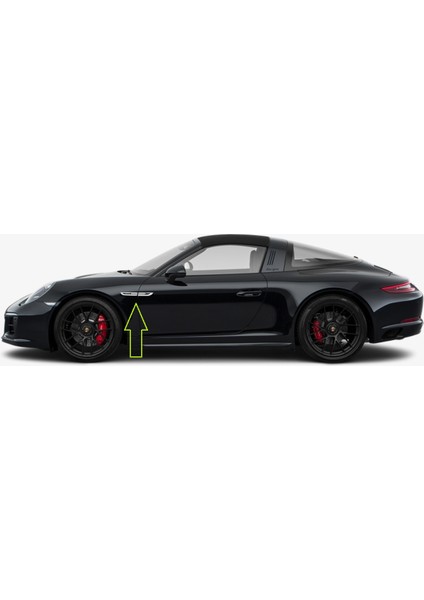 Porsche 911 Logo Yan Çamurluk 3m 3D Damla Silikon Yeni Nesil Logo Amblem fırsatları