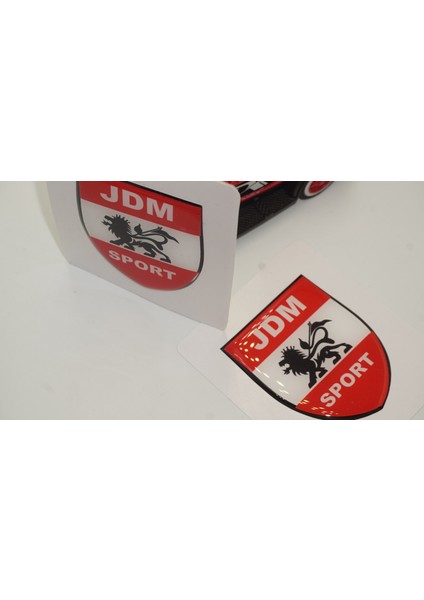 Jdm Sport Logo Damla Silikon Sticker 2 Li Set indirimleri