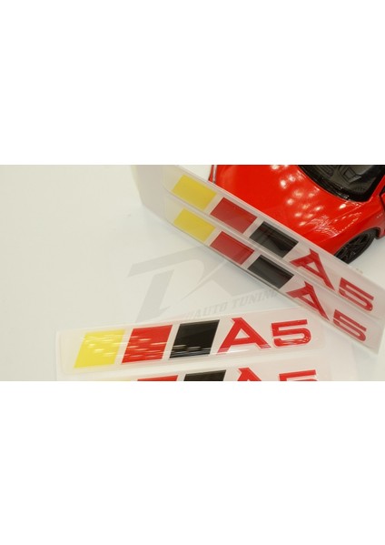 Audi A5 Logo 3m 3D Damla Silikon Torpido Bagaj Çamurluk Logo Amblem Arma Seti indirimleri