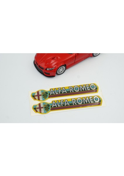 Alfa Romeo Logo Damla Silikon Torpido Çamurluk Yanı Sticker modelleri