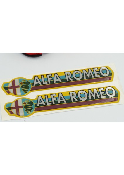 Alfa Romeo Logo Damla Silikon Torpido Çamurluk Yanı Sticker fırsatları