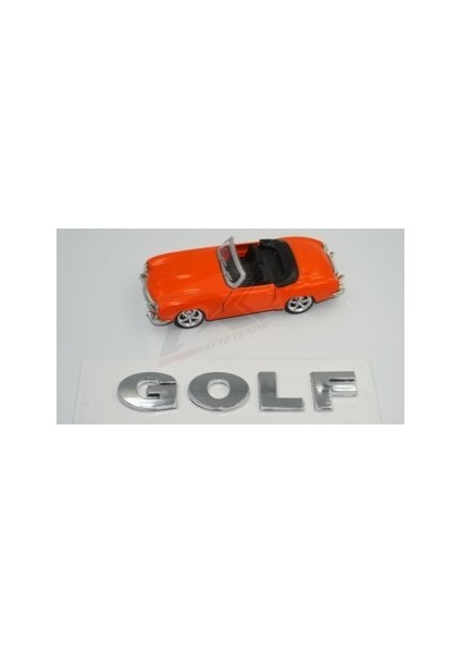 Volkswagen Golf 4-5 Bagaj 3m 3D Krom Abs Yazı Logo Amblem modelleri