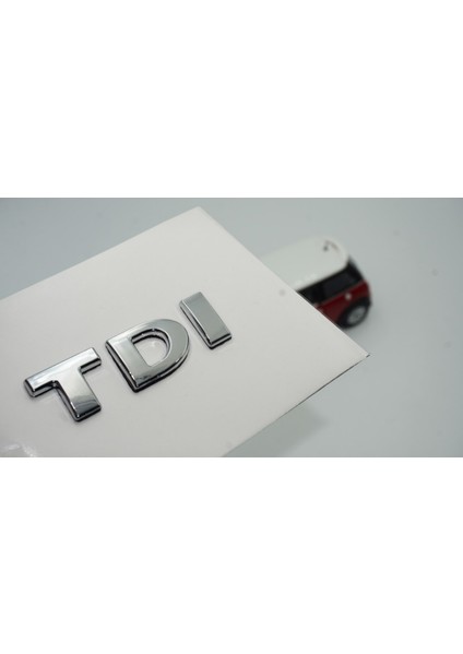 Audi Tdi Bagaj Krom Abs 3m 3D Yazı Logo Arma