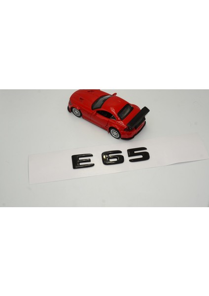 E 65 Bagaj Parlak Siyah Abs 3m 3D Yazı Logo