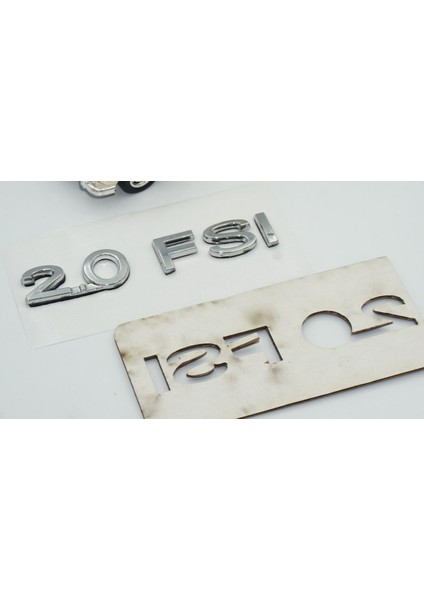 Volkswagen Vw 2.0 Fsı Jetta Golf Mk5 Passat B6 Krom Abs 3m 3D Bagaj Yazı Logo modelleri