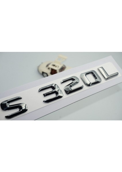 S320L Bagaj Krom Metal 3m 3D Yazı Logo
