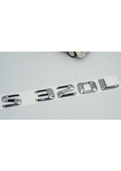 S320L Bagaj Krom Metal 3m 3D Yazı Logo