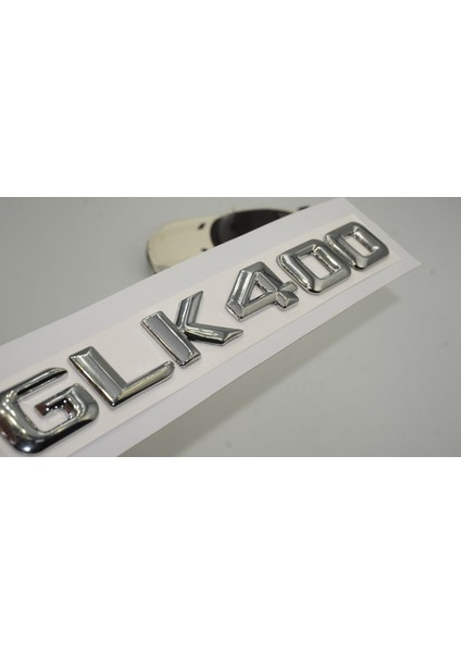 GLK400 Bagaj Krom Metal 3m 3D Yazı Logo