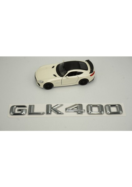 GLK400 Bagaj Krom Metal 3m 3D Yazı Logo