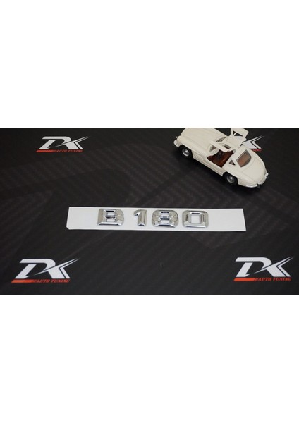 B180 Bagaj Krom Metal 3m 3D Yazı Logo