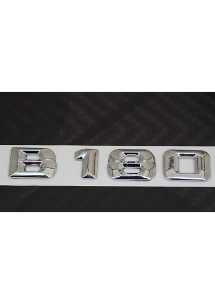 B180 Bagaj Krom Metal 3m 3D Yazı Logo
