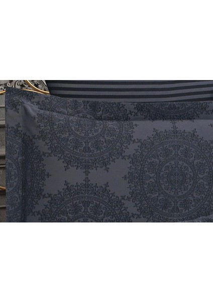 Tiara Bambu Jakar Kumaş Füme Ikili Oksford 60X80CM Yastık Kılıfı - 1360