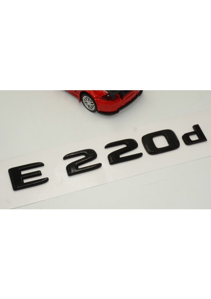 E 220D Bagaj Parlak Siyah Abs 3m 3D Yazı Logo