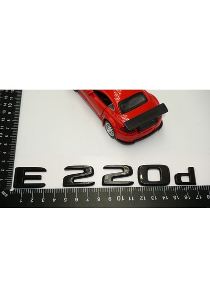 E 220D Bagaj Parlak Siyah Abs 3m 3D Yazı Logo