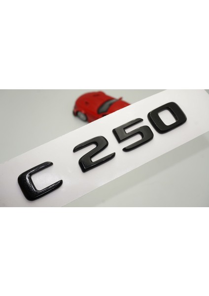 C 250 Bagaj Parlak Siyah Abs 3m 3D Yazı Logo