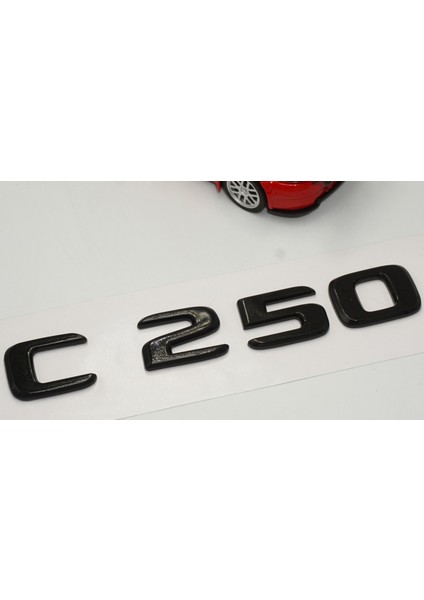 C 250 Bagaj Parlak Siyah Abs 3m 3D Yazı Logo modelleri