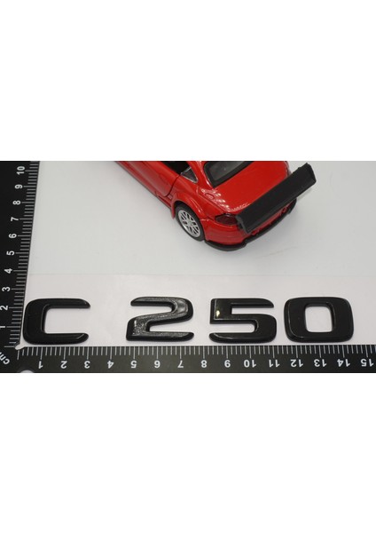 C 250 Bagaj Parlak Siyah Abs 3m 3D Yazı Logo fırsatları