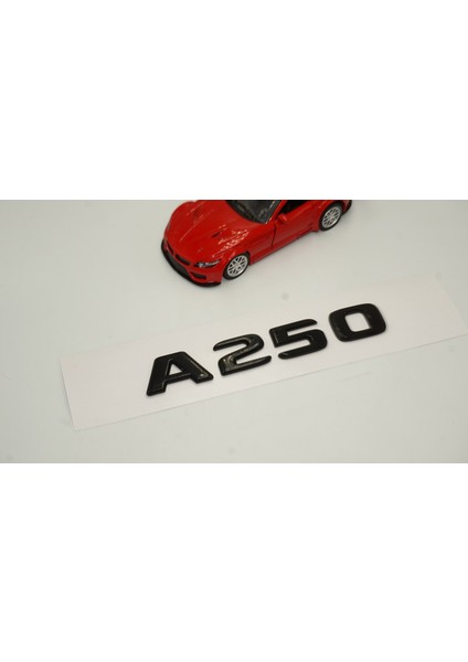 A 250 Bagaj Parlak Siyah Abs 3m 3D Yazı Logo