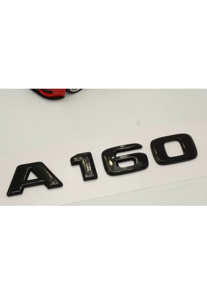 A 160 Bagaj Parlak Siyah Abs 3m 3D Yazı Logo