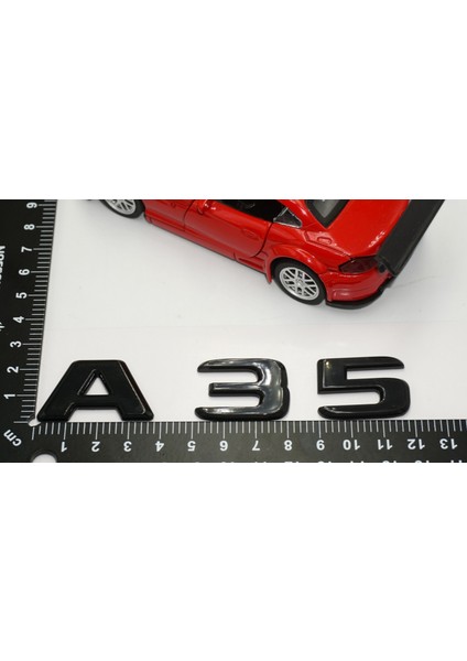 A 35 Bagaj Parlak Siyah Abs 3m 3D Yazı Logo indirimleri