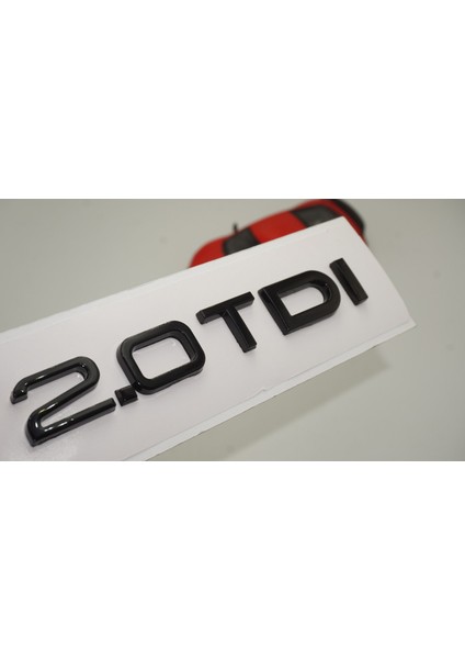 Audi 2.0 Tdi B7 B8 B9 Siyah Abs 3m 3D Bagaj Yazı Logo Orjinal