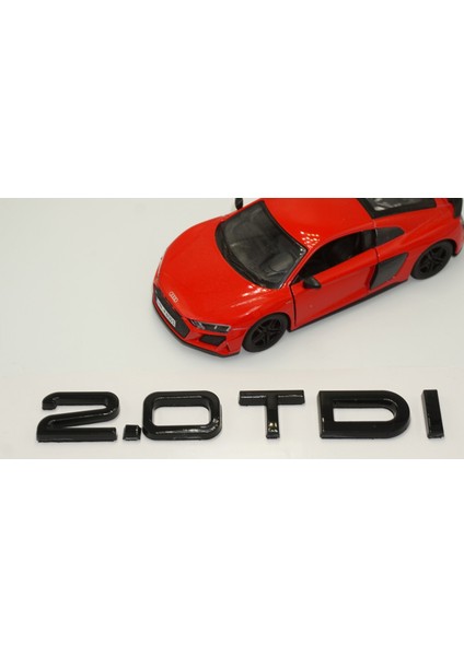 Audi 2.0 Tdi B7 B8 B9 Siyah Abs 3m 3D Bagaj Yazı Logo Orjinal