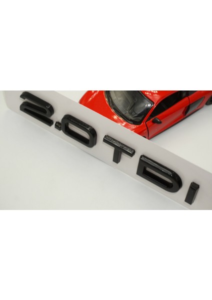 Audi 2.0 Tdi B7 B8 B9 Siyah Abs 3m 3D Bagaj Yazı Logo Orjinal
