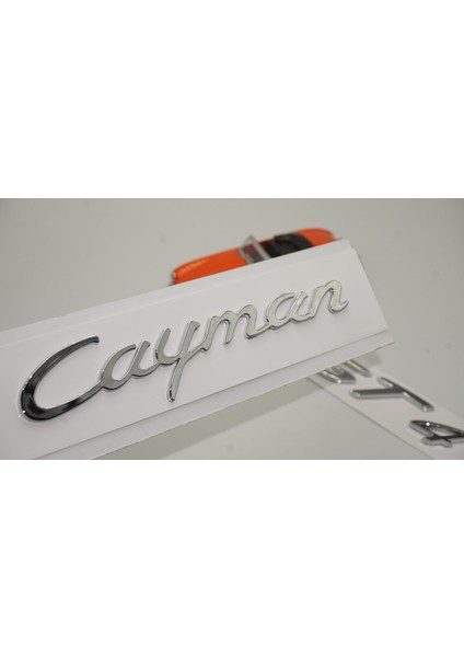 Porsche Cayman Gt4 Bagaj 3m 3D Abs Yazı Logo Amblem Seti