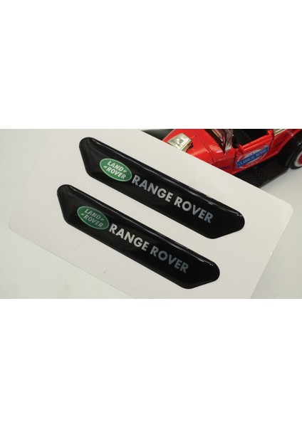 Land Rover Range Rover Logo Çamurluk Yanı ve Ayna Metalize Damla Desen 3m Logo Arma indirimleri