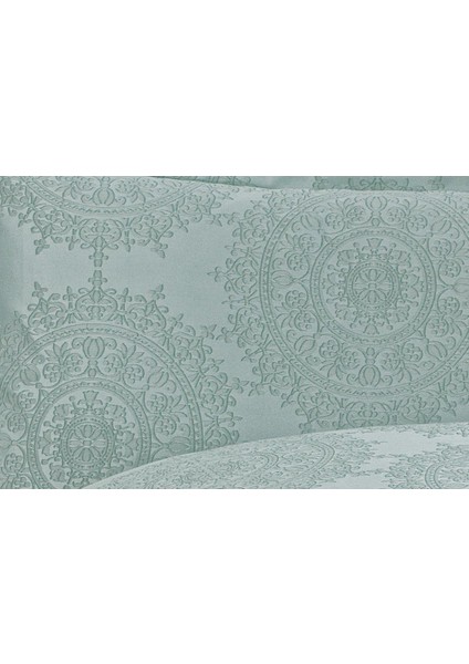 Tiara Bambu Jakar Kumaş Mint Ikili Oksford 60X80CM Yastık Kılıfı - 1359