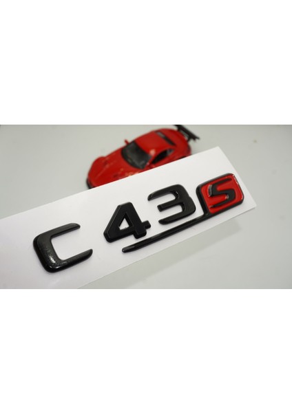 C 43S Bagaj Parlak Siyah Abs 3m 3D Yazı Logo
