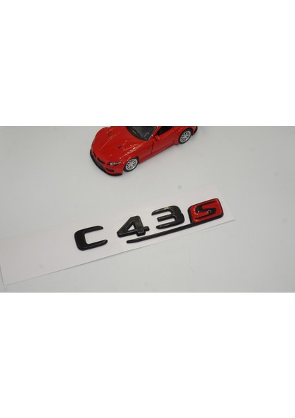 C 43S Bagaj Parlak Siyah Abs 3m 3D Yazı Logo