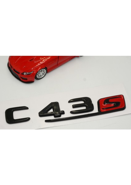 C 43S Bagaj Parlak Siyah Abs 3m 3D Yazı Logo