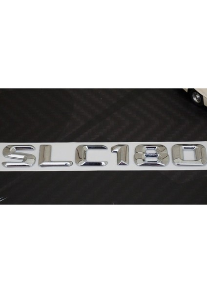 SLC180 Bagaj Krom Metal 3m 3D Yazı Logo fırsatları
