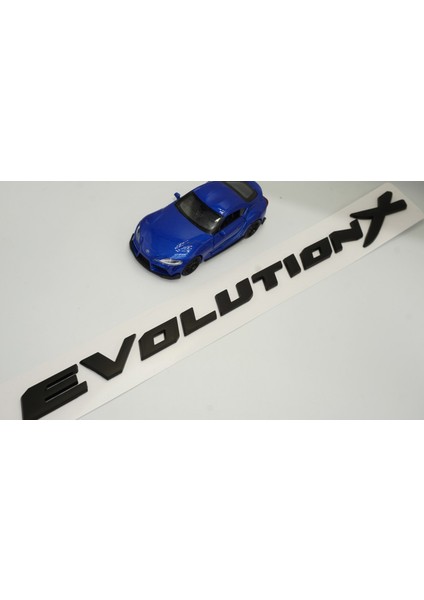 Mitsubishi Lancer Evolation x 3m 3D Bagaj Yazı Logo Amblem