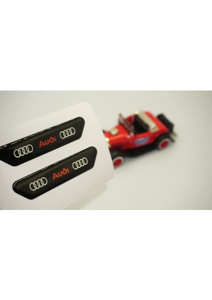 Audi S Rs Tt E-Tron Çamurluk Yanı ve Ayna Metalize Damla Desen 3m Logo Arma