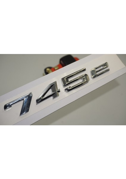 Bmw 745E Bagaj Krom Metal 3m 3D Yazı Logo