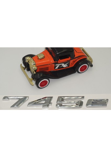 Bmw 745E Bagaj Krom Metal 3m 3D Yazı Logo fırsatları