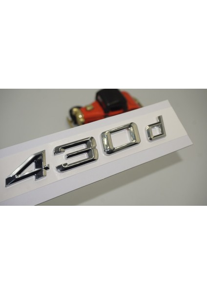 Bmw 430D Bagaj Krom Metal 3m 3D Yazı Logo