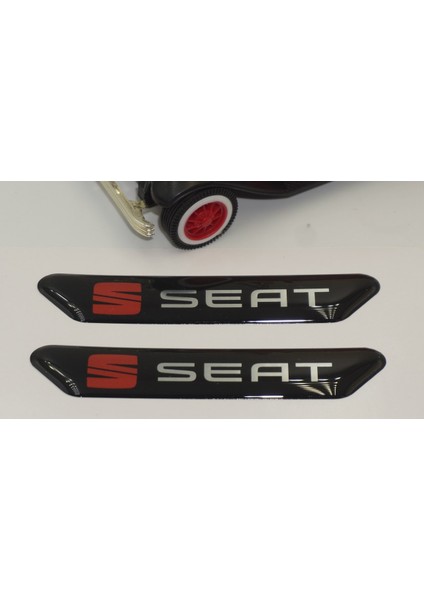 Seat Logo Çamurluk Yanı ve Ayna Metalize Damla Desen 3m Logo Arma indirimleri