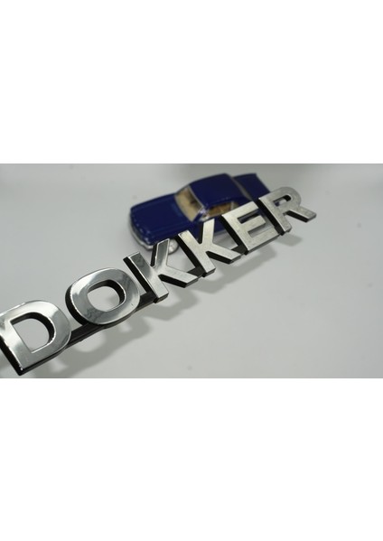 Dacia Dokker Krom Abs 3m 3D Bagaj Yazı Logo Orjinal Ürün
