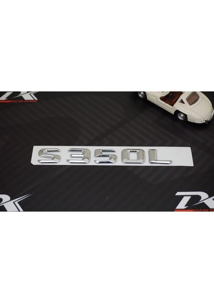 S350L Bagaj Krom Metal 3m 3D Yazı Logo modelleri