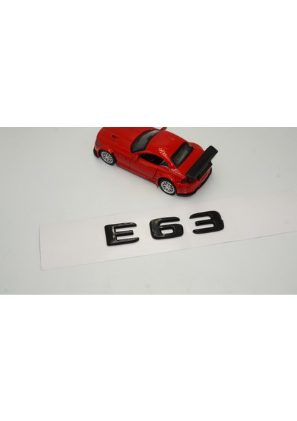 E 63 Bagaj Parlak Siyah Abs 3m 3D Yazı Logo
