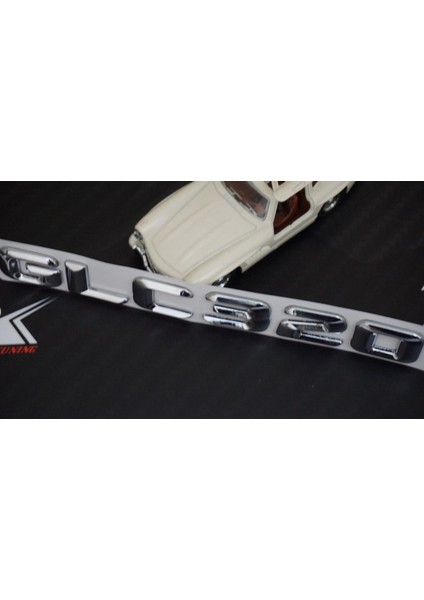 GLC320 Bagaj Krom Metal 3m 3D Yazı Logo