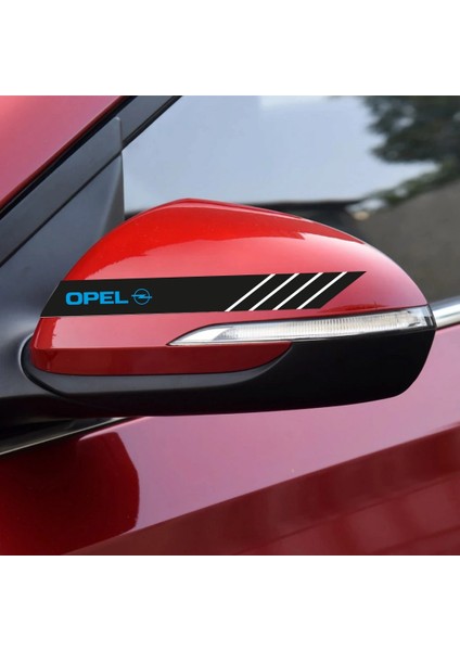 Opel Yan Aynalar Selefon Kaplama Sticker Seti