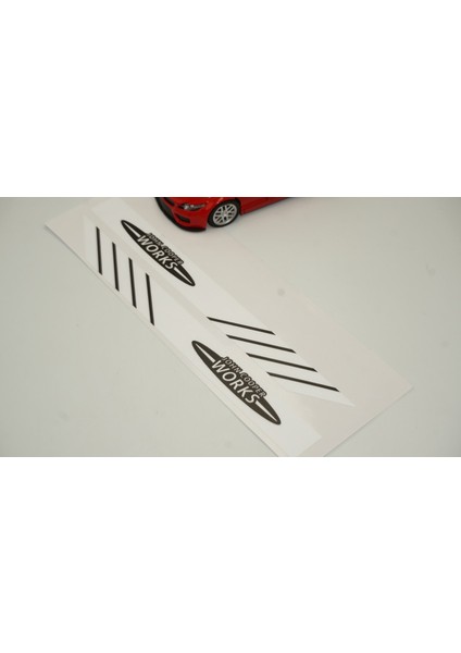 Mini John Cooper Works Yan Aynalar Selefon Kaplama Sticker Seti