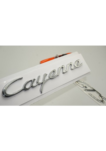 Porsche Cayenne Gts Bagaj 3m 3D Abs Yazı Logo Amblem Seti