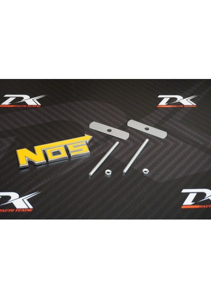 Nos Nitro Ön Panjur Metal 3D Vidalı Logo Amblem